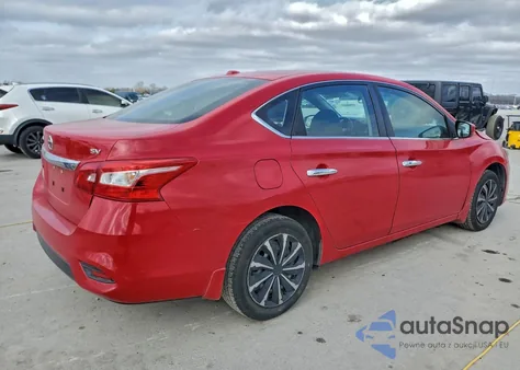 2017 Nissan Sentra S z USA, uszkodzony, nr VIN 3N1AB7AP4HY221754